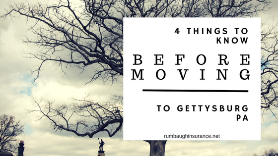 things to know before moving to gettysburg pa