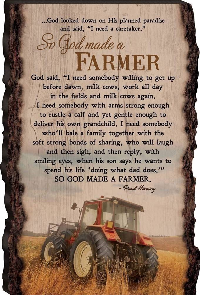 God made a farmer