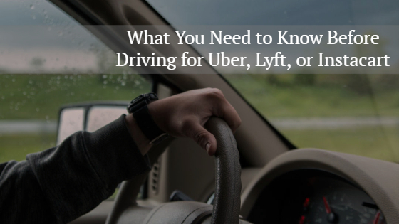 Auto Insurance: What Uber, Lyft, and Shipt Drivers Need to Know