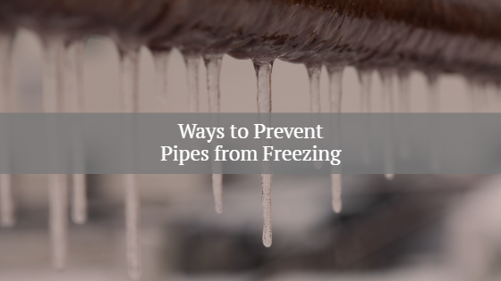 prevent freezing pipes